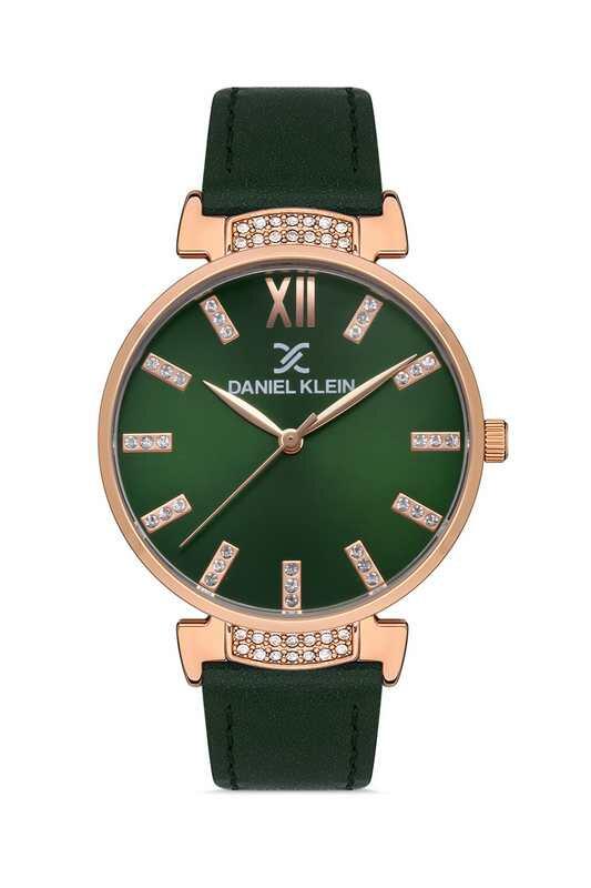 DANIEL KLEIN Leather Green Women Watch image 0