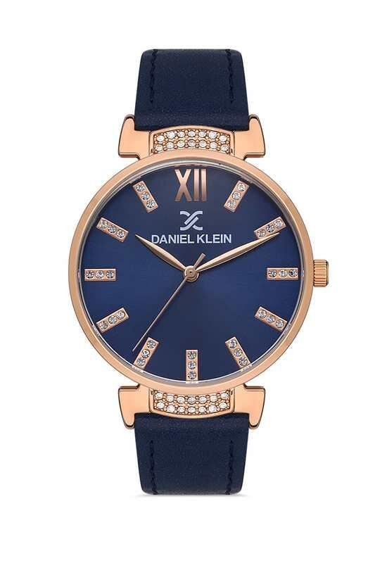 DANIEL KLEIN Leather Blue Women Watch image 0