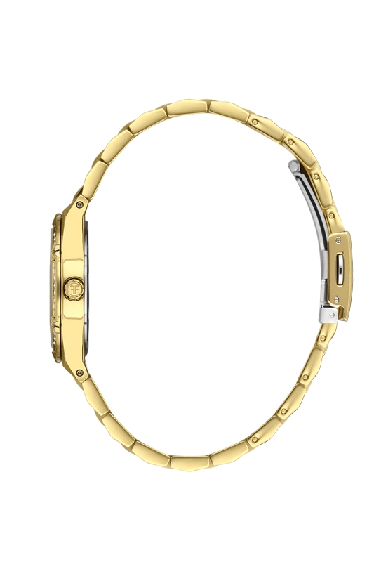 Free Look Steel Gold Women's Watch image 1