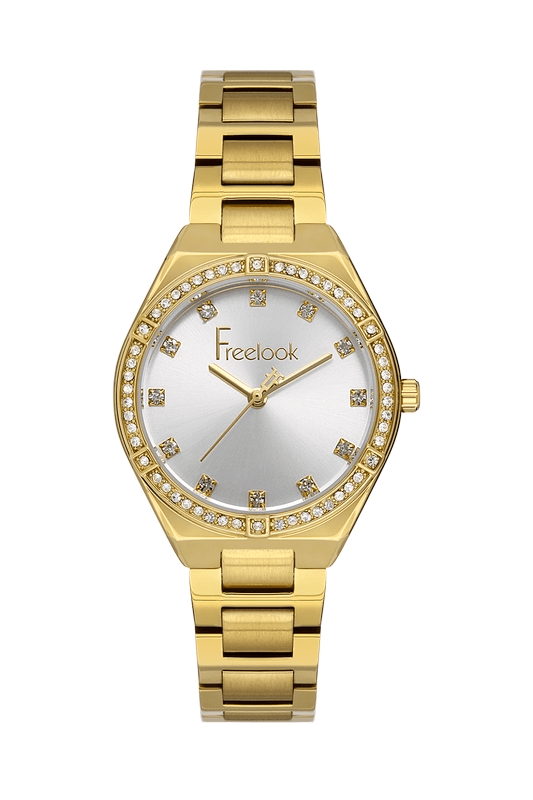 Free Look Steel Gold Women's Watch image 0