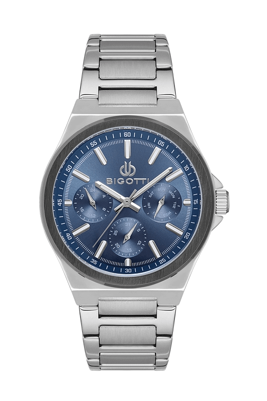 BIGOTTI Steel Chrono Silver Men's Watch image 0