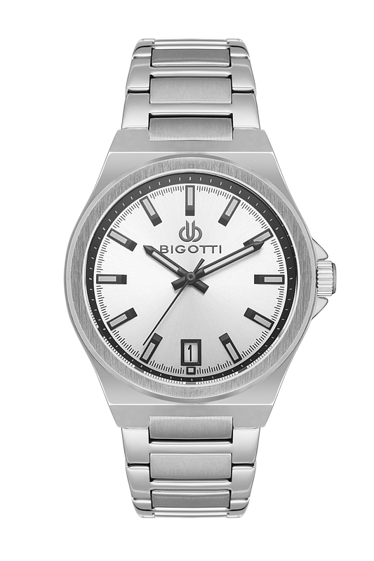 BIGOTTI Steel Silver Men's Watch image 0