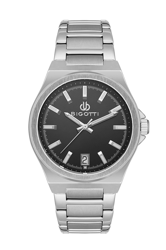 BIGOTTI Steel Silver Men's Watch image 0