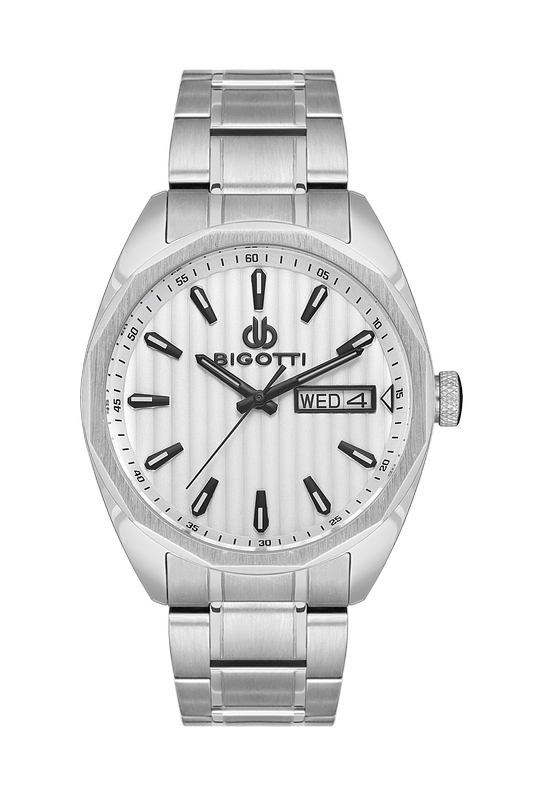 BIGOTTI Steel Silver Men's Watch image 0