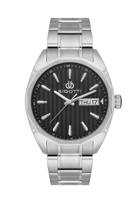 BIGOTTI Steel Silver Men's Watch image 0