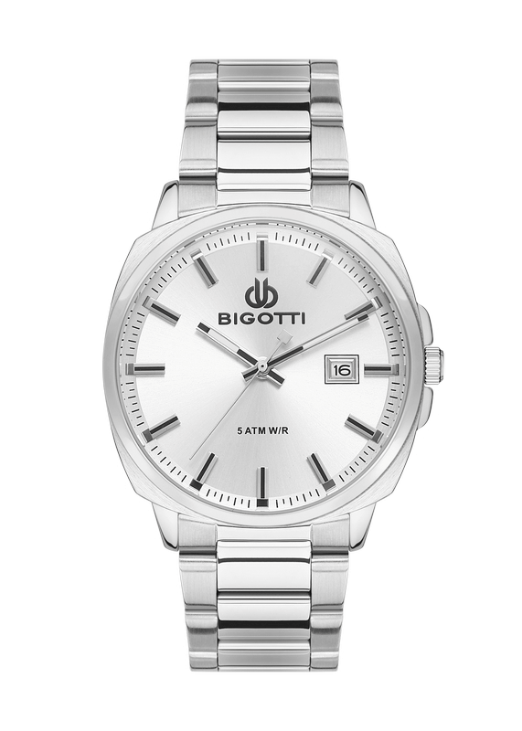 BIGOTTI Steel Silver Men's Watch image 0