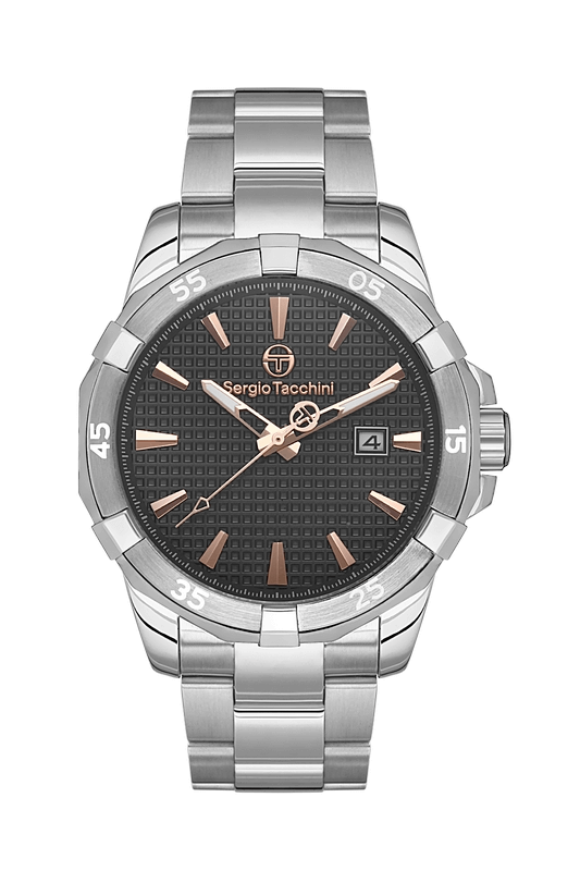 SERGIO TACCHINI Steel Silver Men's Watch image 0
