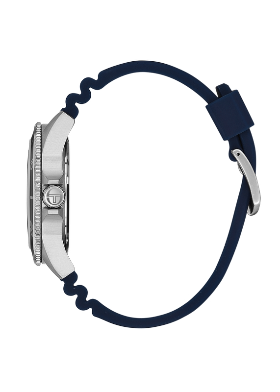 SERGIO TACCHINI Rubber blue Men's Watch image 1