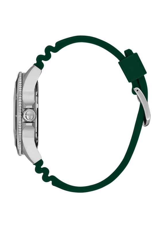 SERGIO TACCHINI Rubber Green Men's Watch image 1