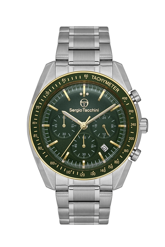 SERGIO TACCHINI Steel Chrono Silver Men's Watch image 0