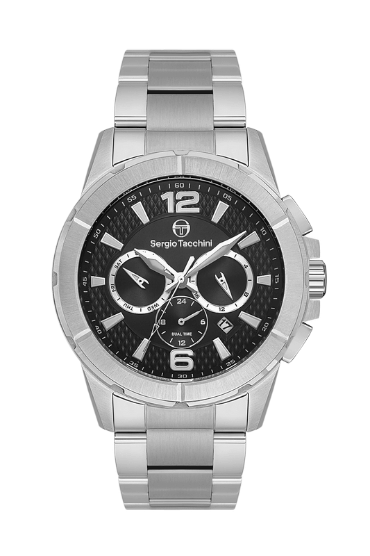 SERGIO TACCHINI Steel Chrono Silver Men's Watch image 0