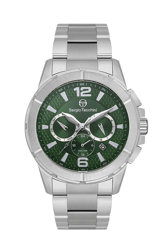 SERGIO TACCHINI Steel Chrono Silver Men's Watch image 0