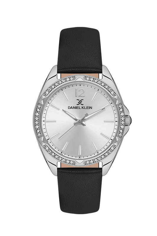 DANIEL KLEIN Leather Black Women's Watch image 0