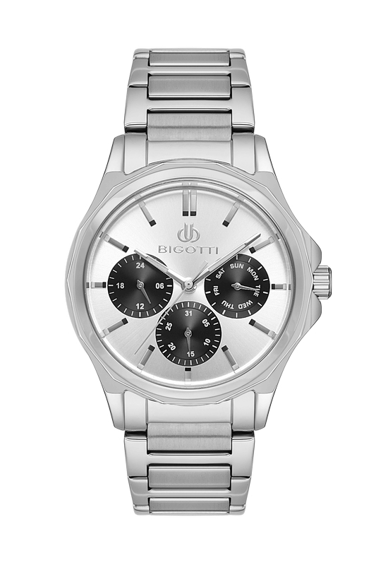 BIGOTTI Steel Chrono Silver Men's Watch image 0
