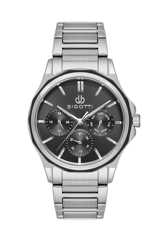 BIGOTTI Steel Chrono Silver Men's Watch image 0