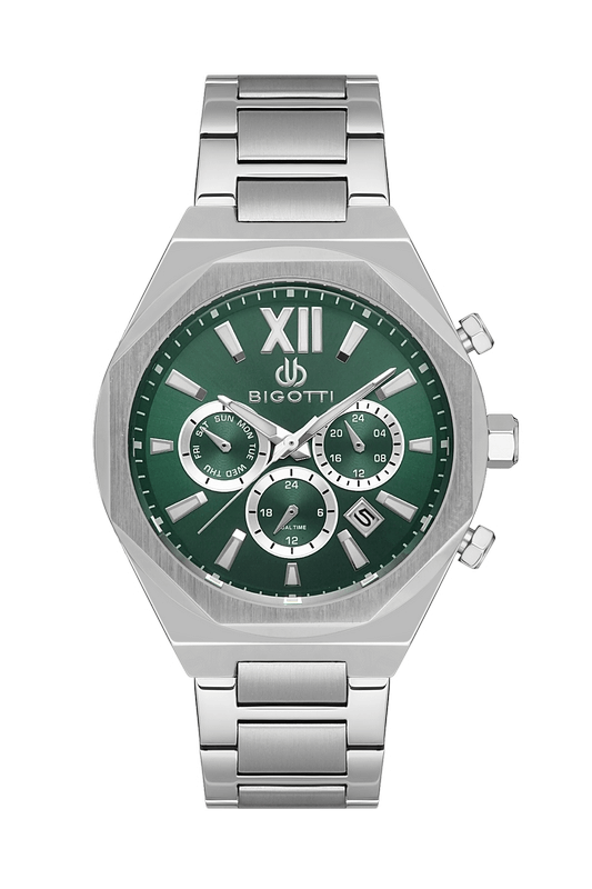 BIGOTTI Steel Chrono Silver Men's Watch image 0