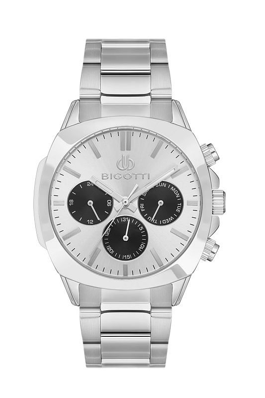BIGOTTI Steel Chrono Silver Men's Watch image 0