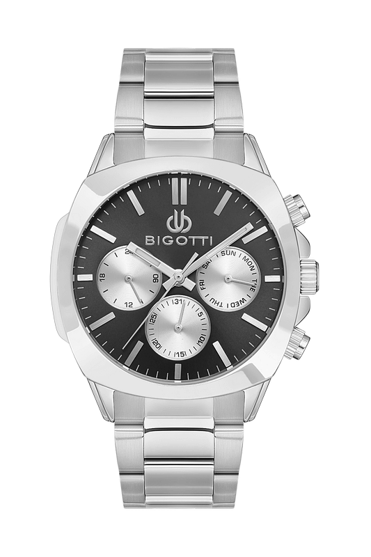 BIGOTTI Steel Chrono Silver Men's Watch image 0