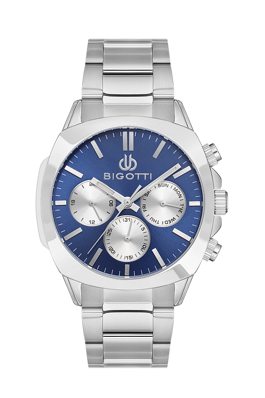 BIGOTTI Steel Chrono Silver Men's Watch image 0