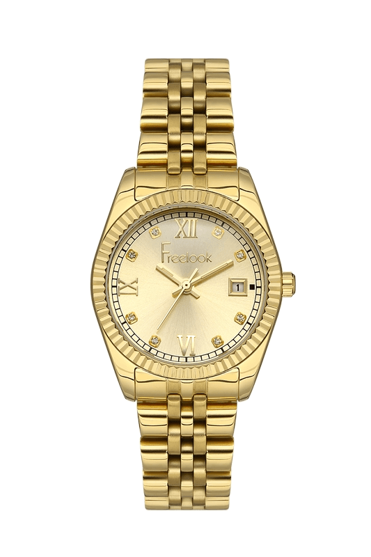 Free Look Steel gold Women's Watch image 0