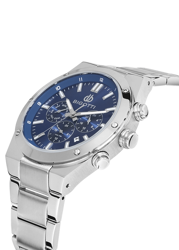 BIGOTTI Steel Chrono Silver Men's Watch image 0