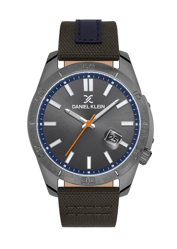 DANIEL KLEIN Leather Brown Men's Watch image 0