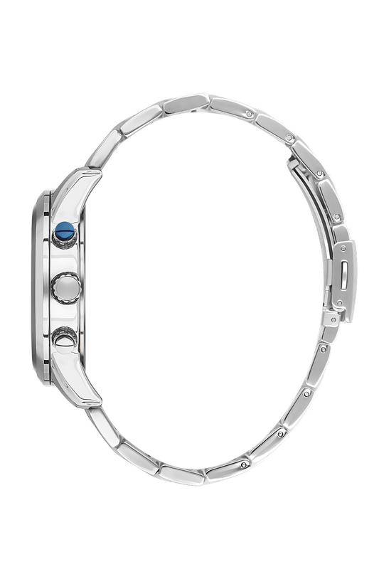 DANIEL KLEIN Steel Chrono Silver Men's Watch image 1