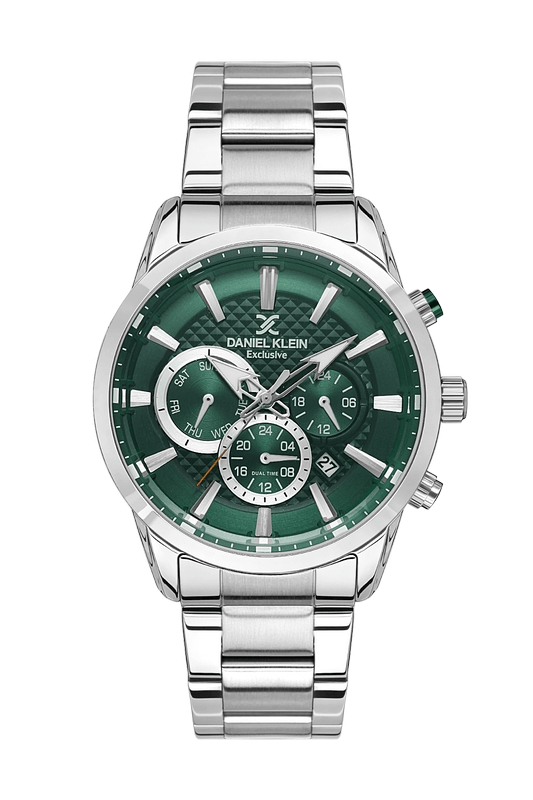 DANIEL KLEIN Steel Chrono Silver Men's Watch image 0