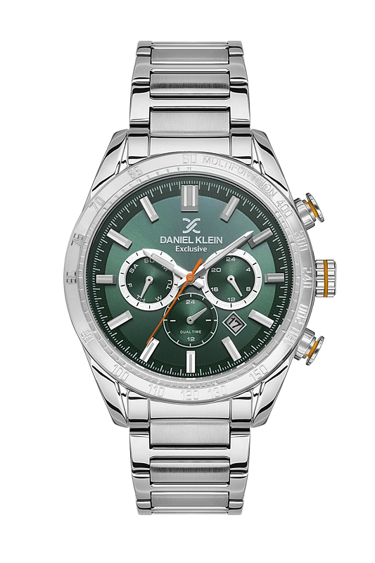 DANIEL KLEIN Steel Chrono Silver Men's Watch image 0
