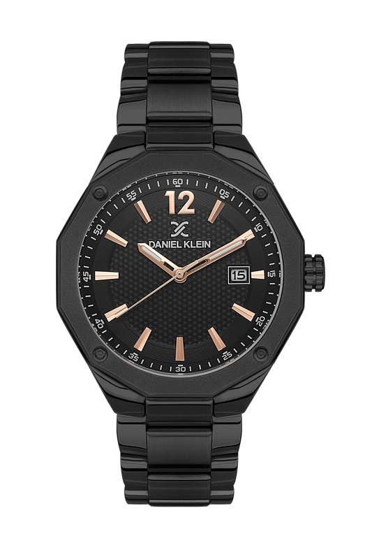 DANIEL KLEIN Steel Black Men's Watch image 0
