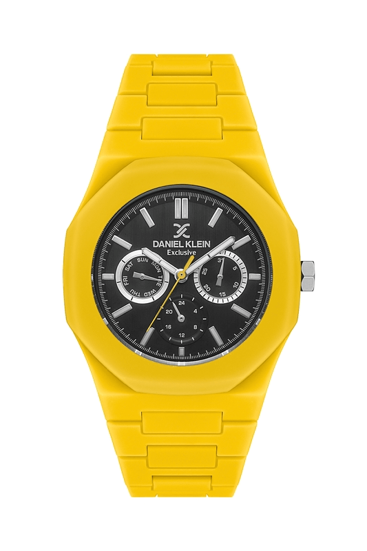 DANIEL KLEIN Steel Chrono Yellow Men's Watch image 0