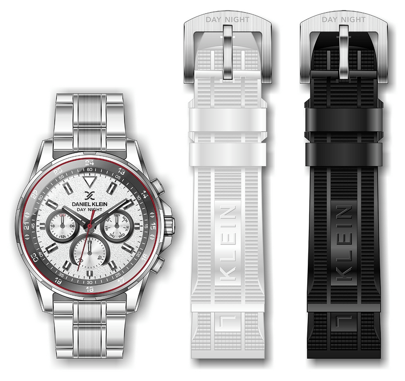 DANIEL KLEIN Steel Chrono Multi-Color Men's Watch image 0