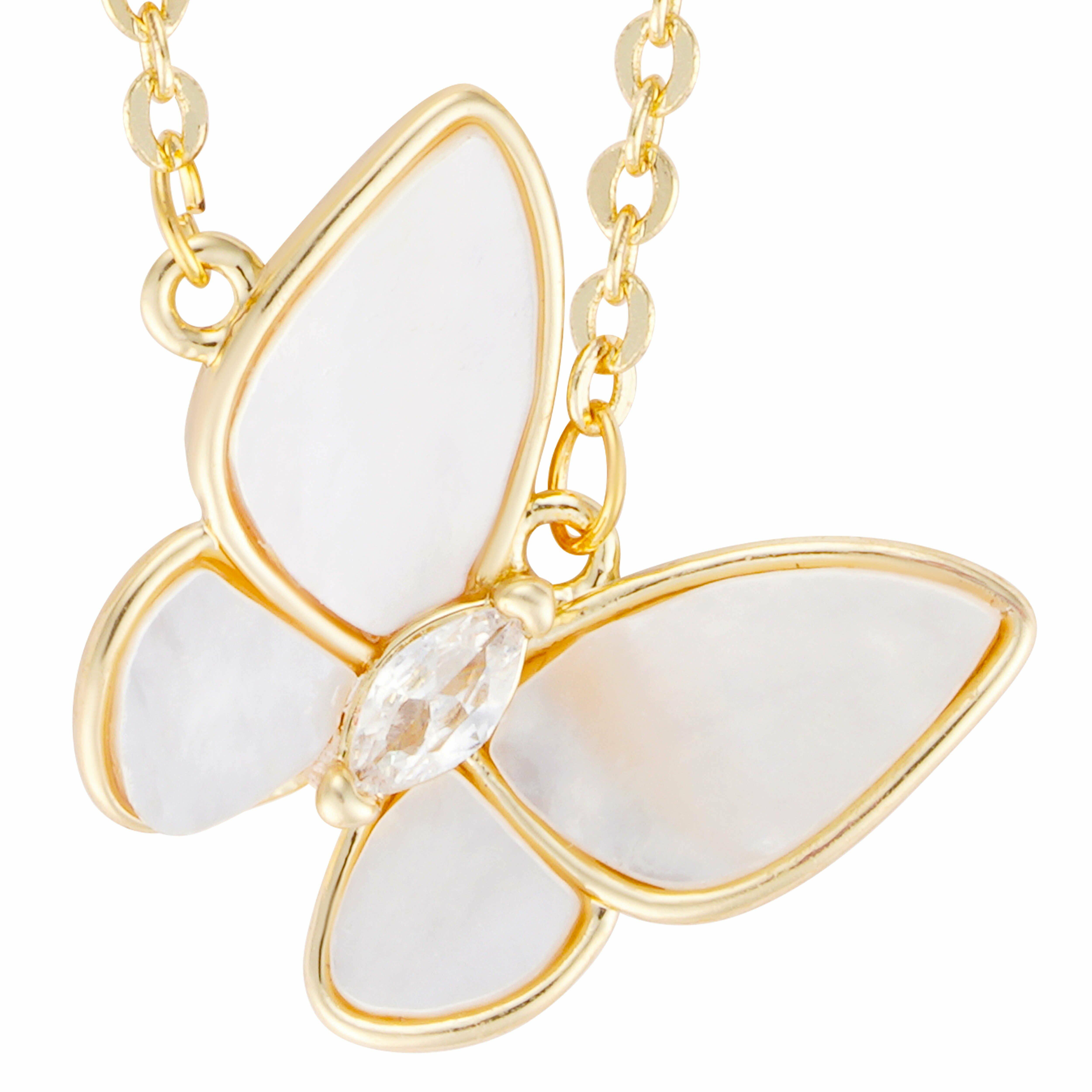 طقم فراشات مزين بالسيراميك الأبيض image 7