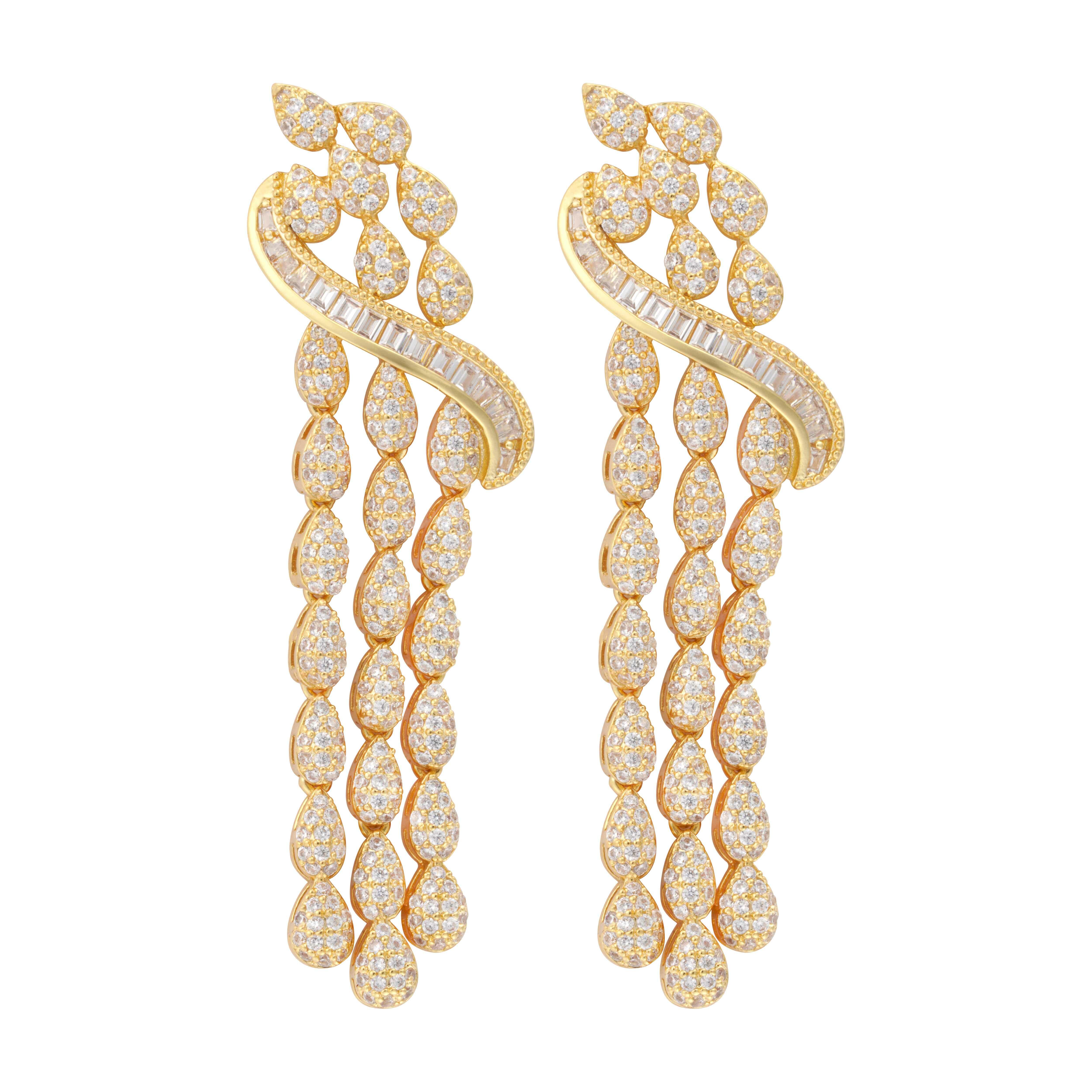 Earrings - Gold White - 0 image 0