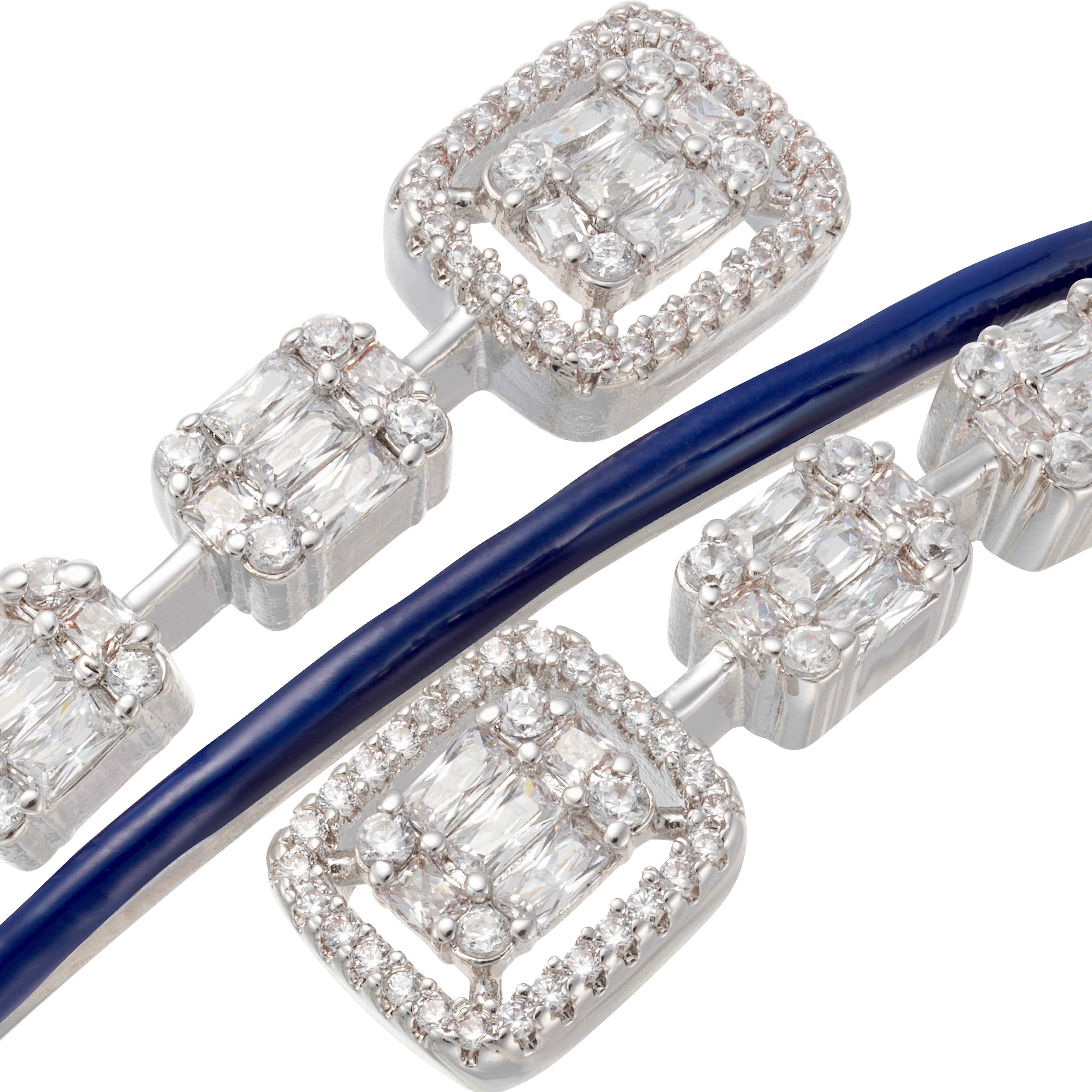 طقم أ - Silver Dark Blue - 0 image 6
