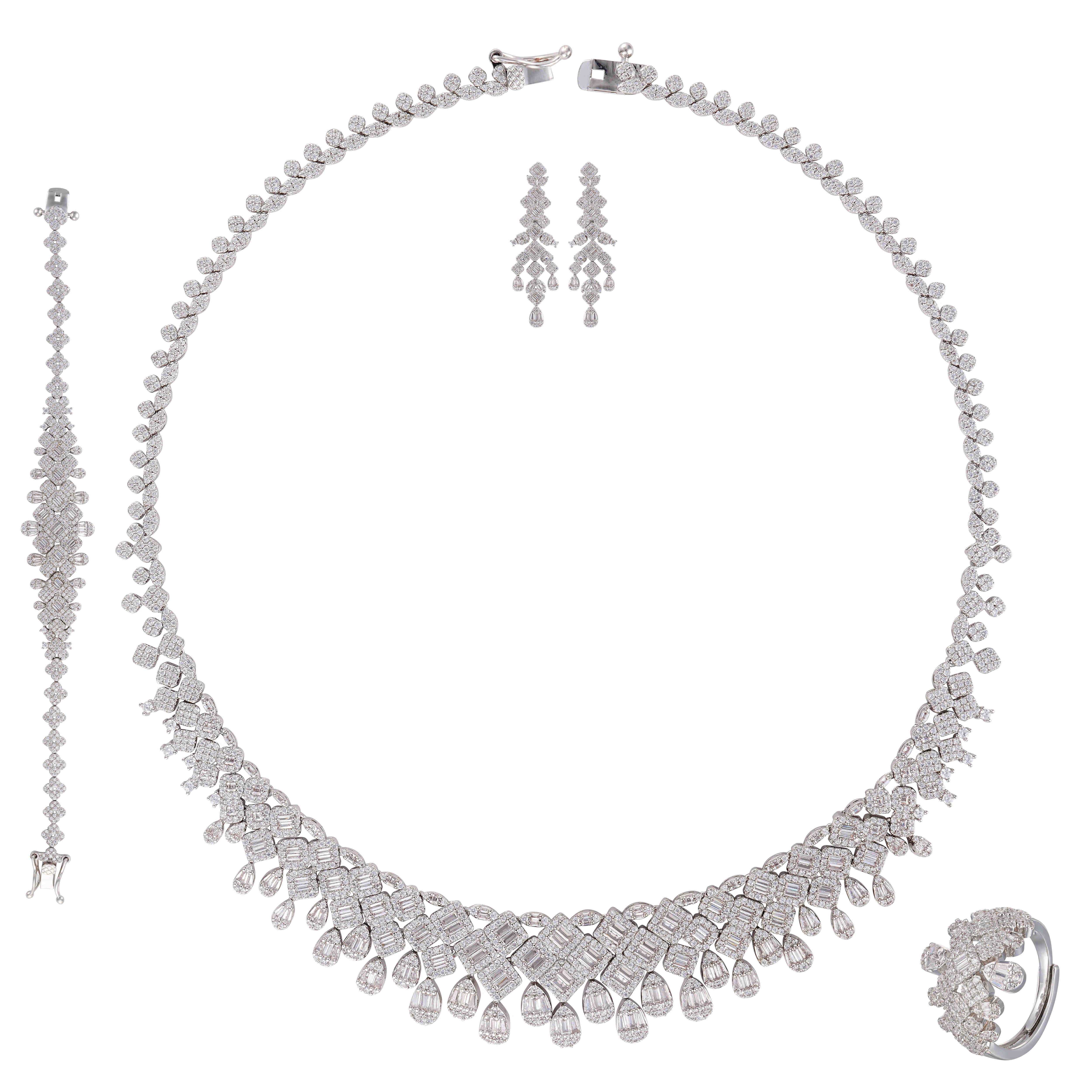 طـــقم - فضي ابيض - 0 image 0