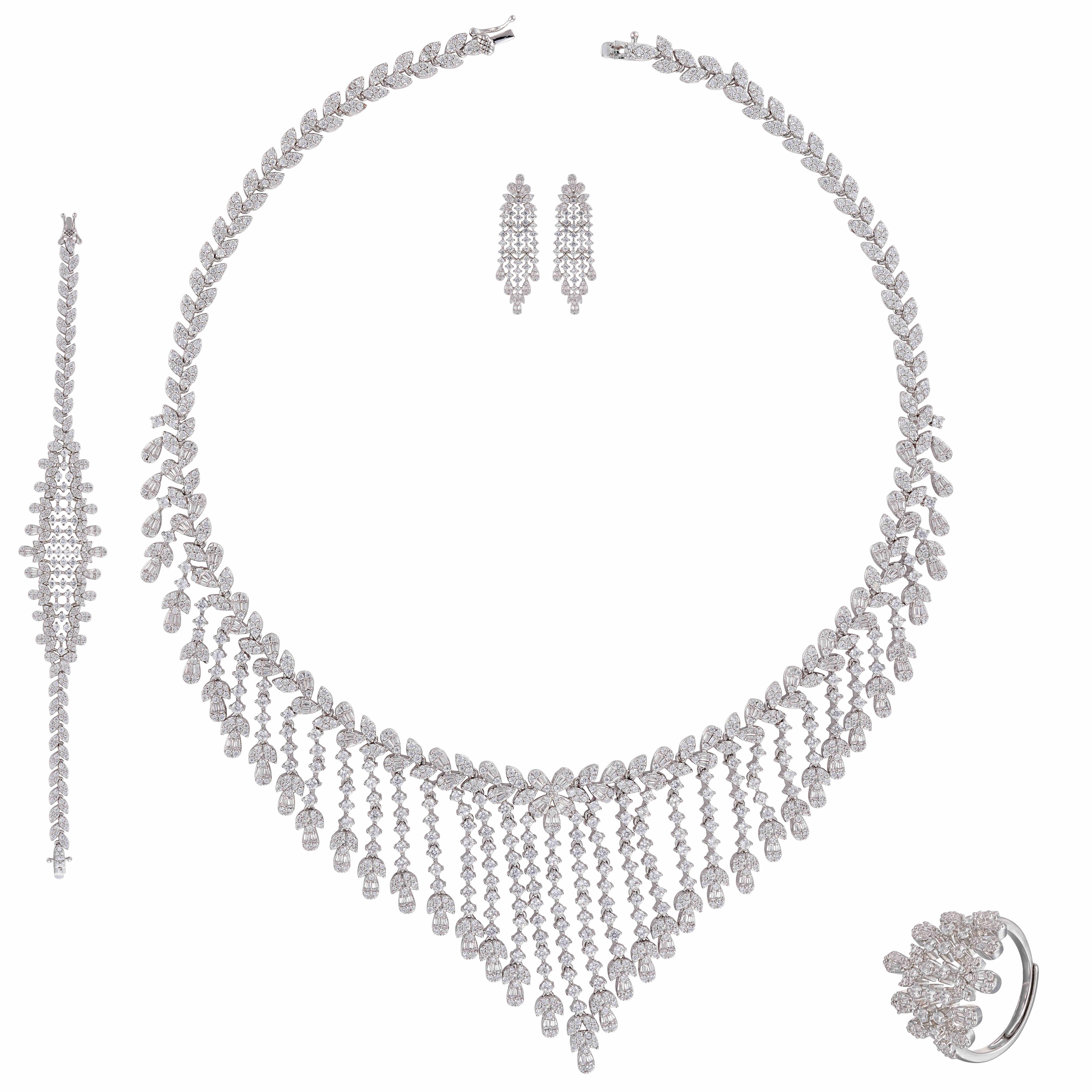 طـــقم - فضي ابيض - 0 image 0