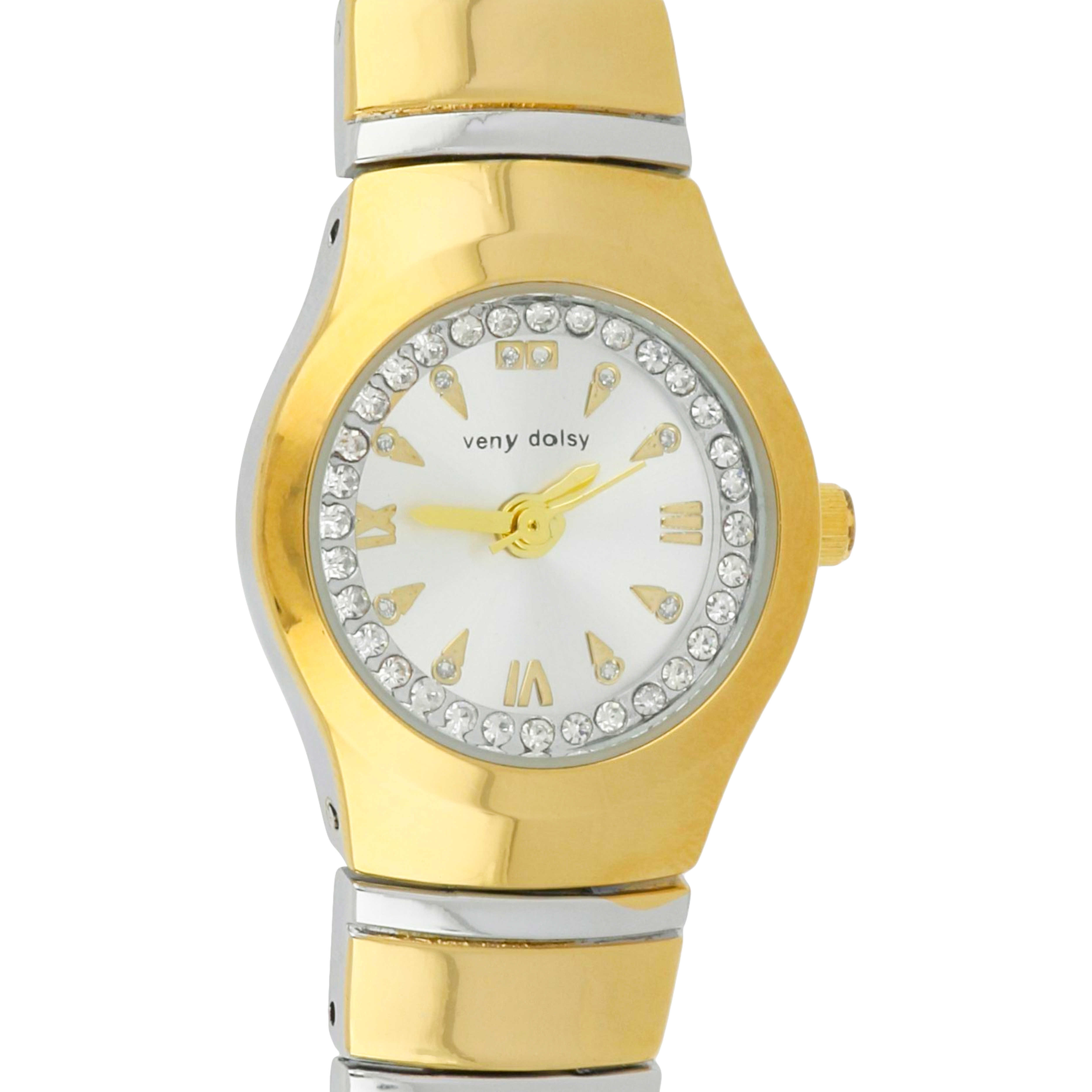 ساعة - فضي ذهبي - 0 image 2