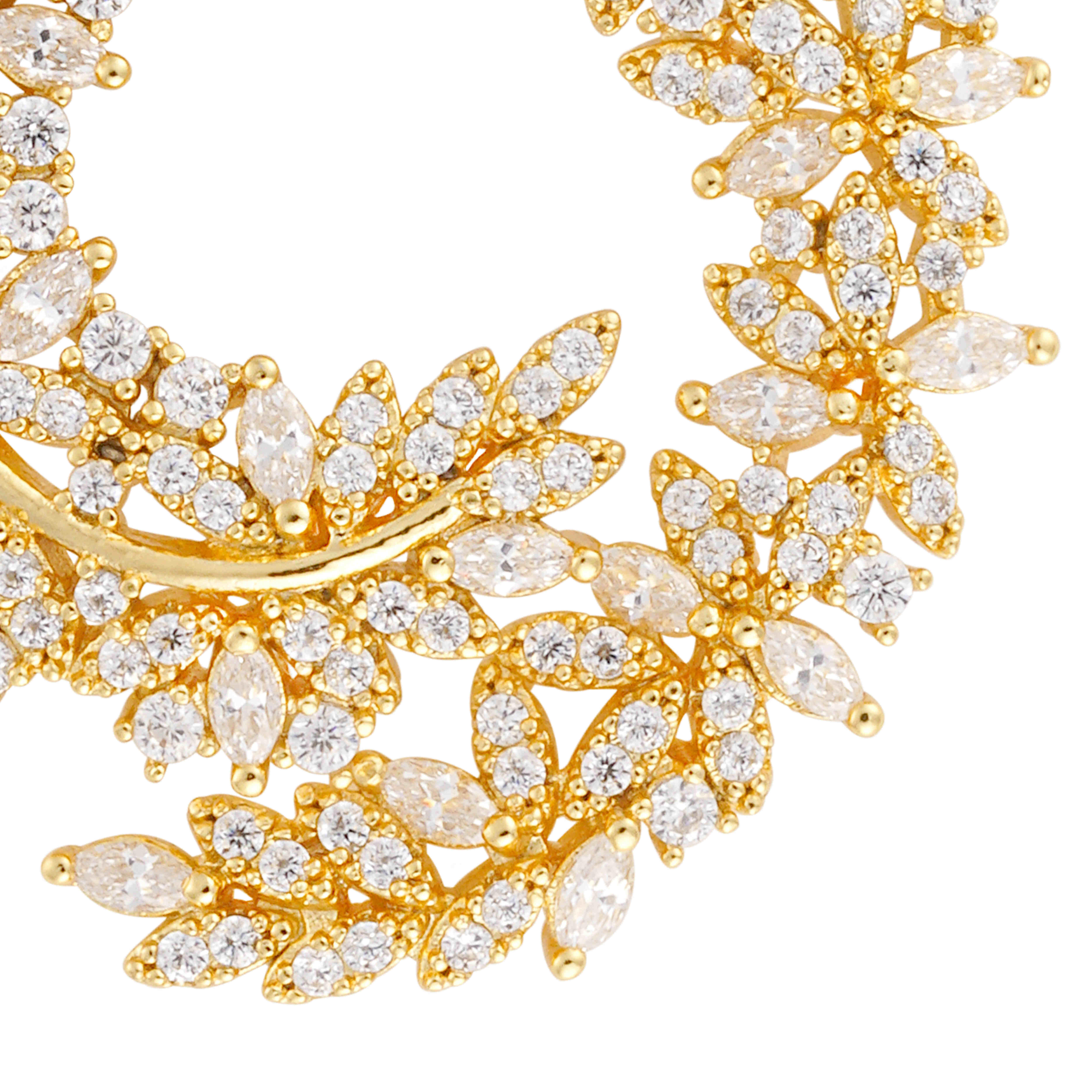 حلق - ذهبي ابيض - 0 image 1