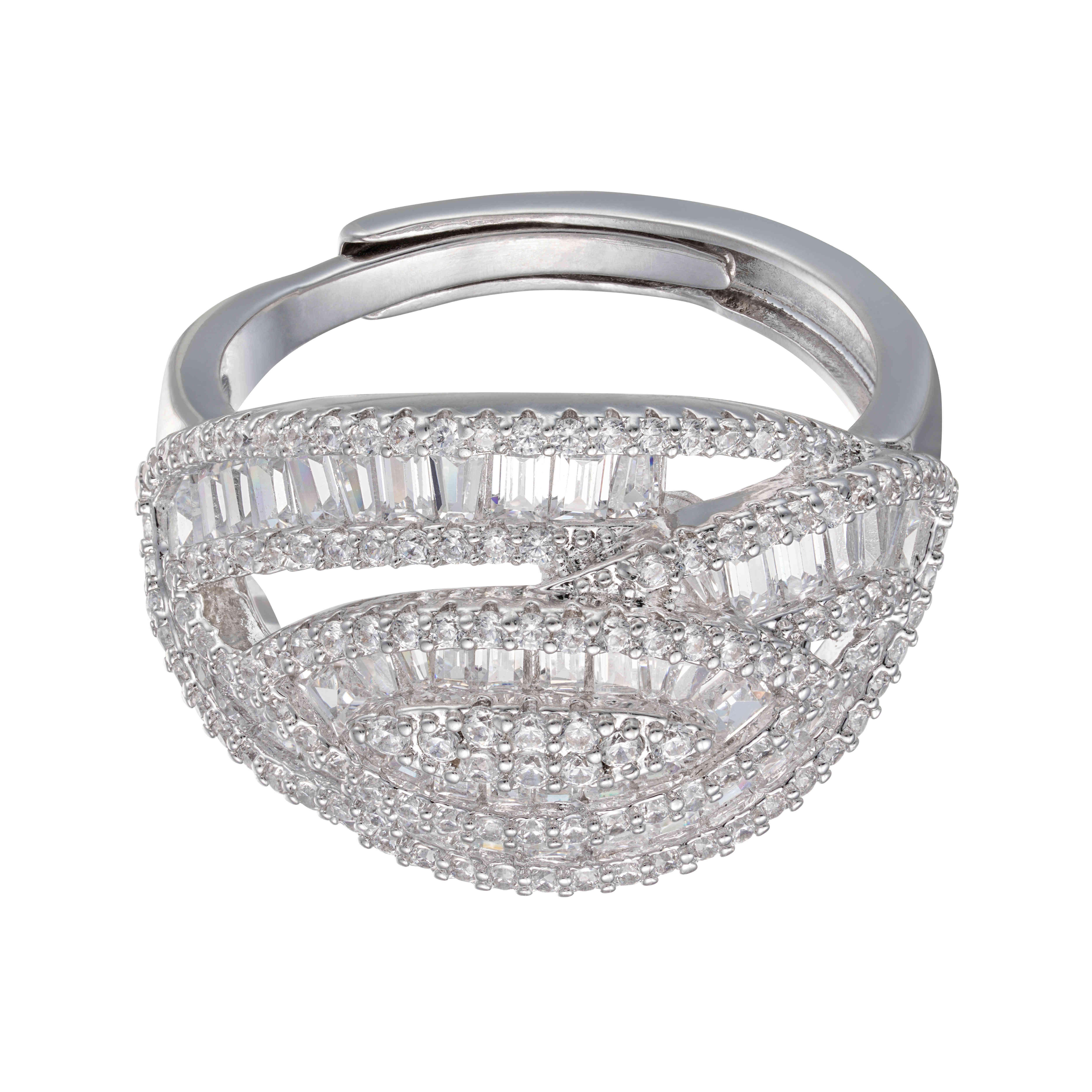 خاتم - فضي ابيض - 0 image 2