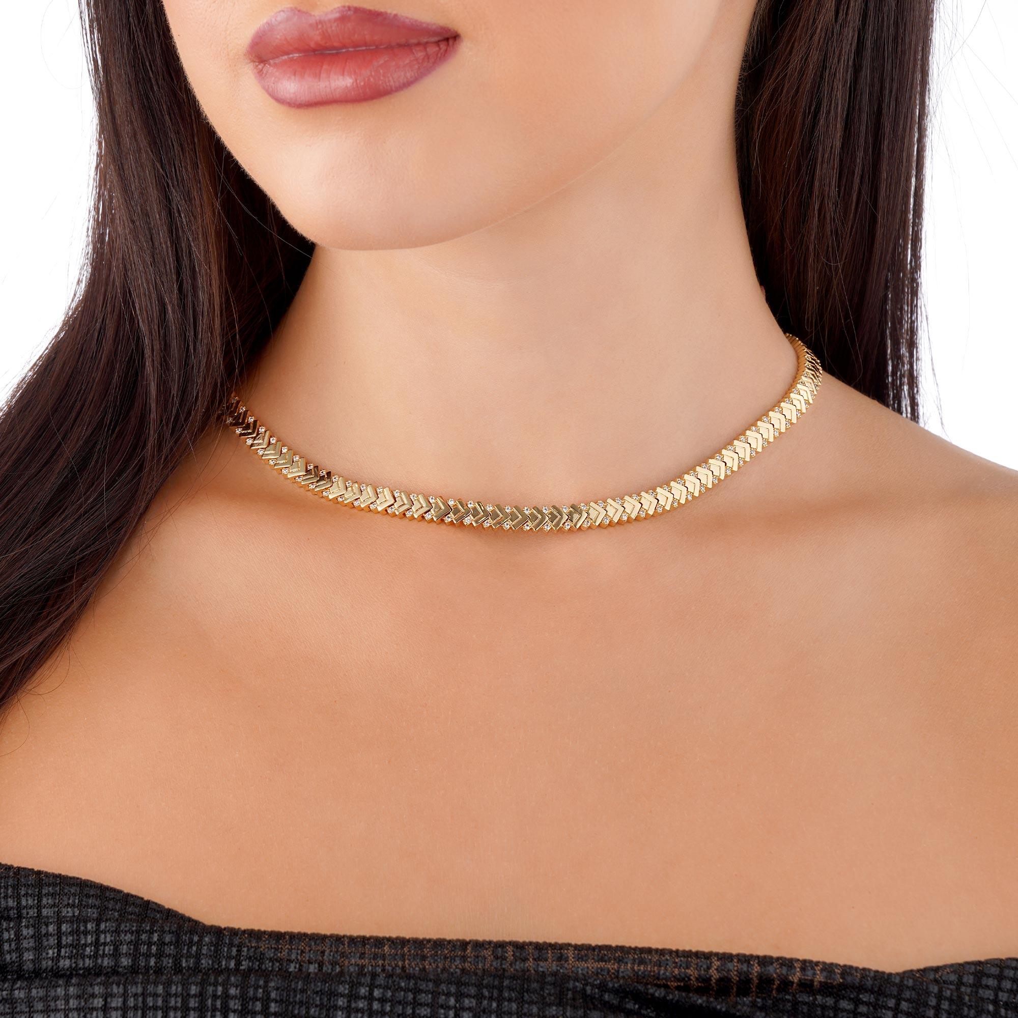 عقد - ذهبي ابيض - 0 image 0