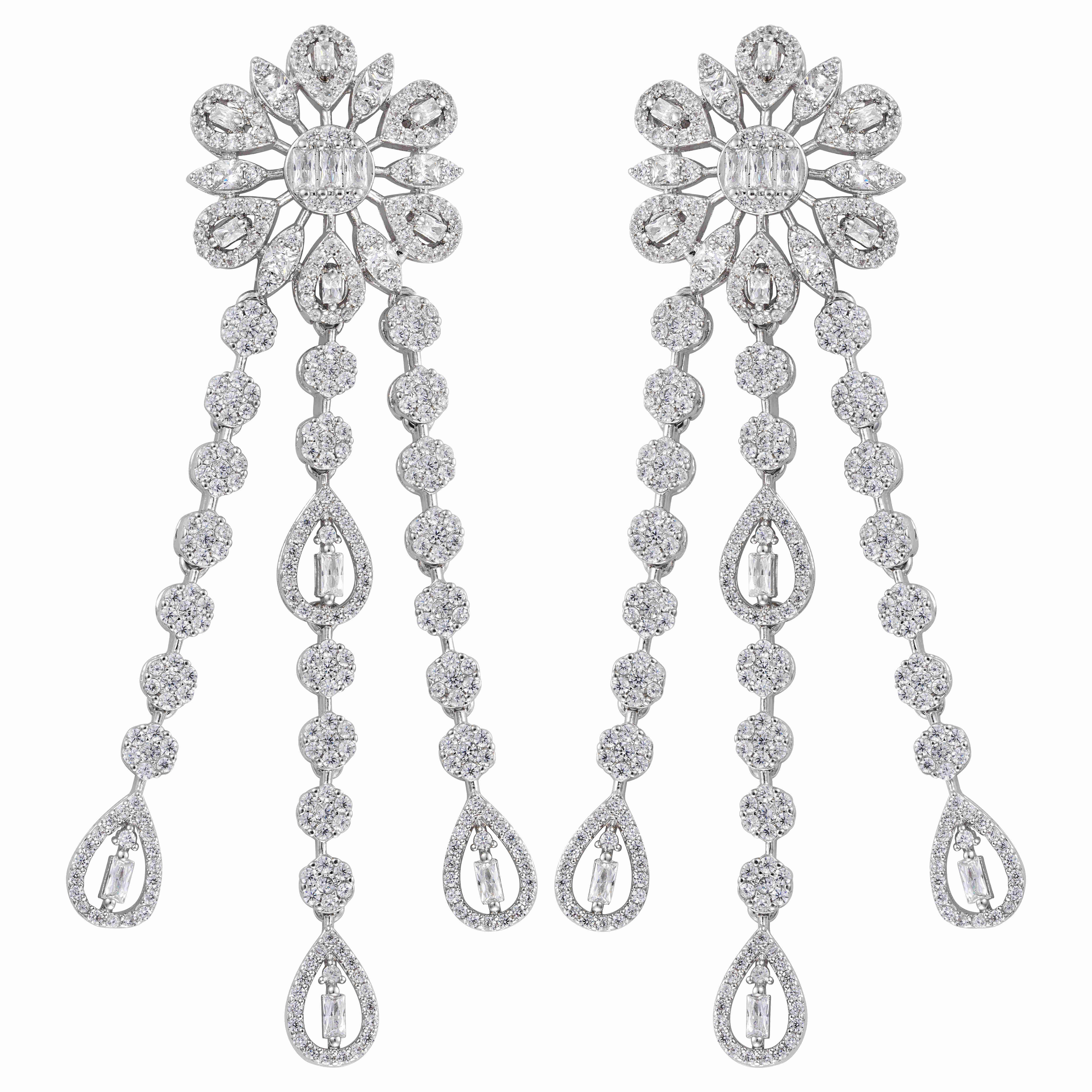 عقد فلورا زيركون للسهرات image 3