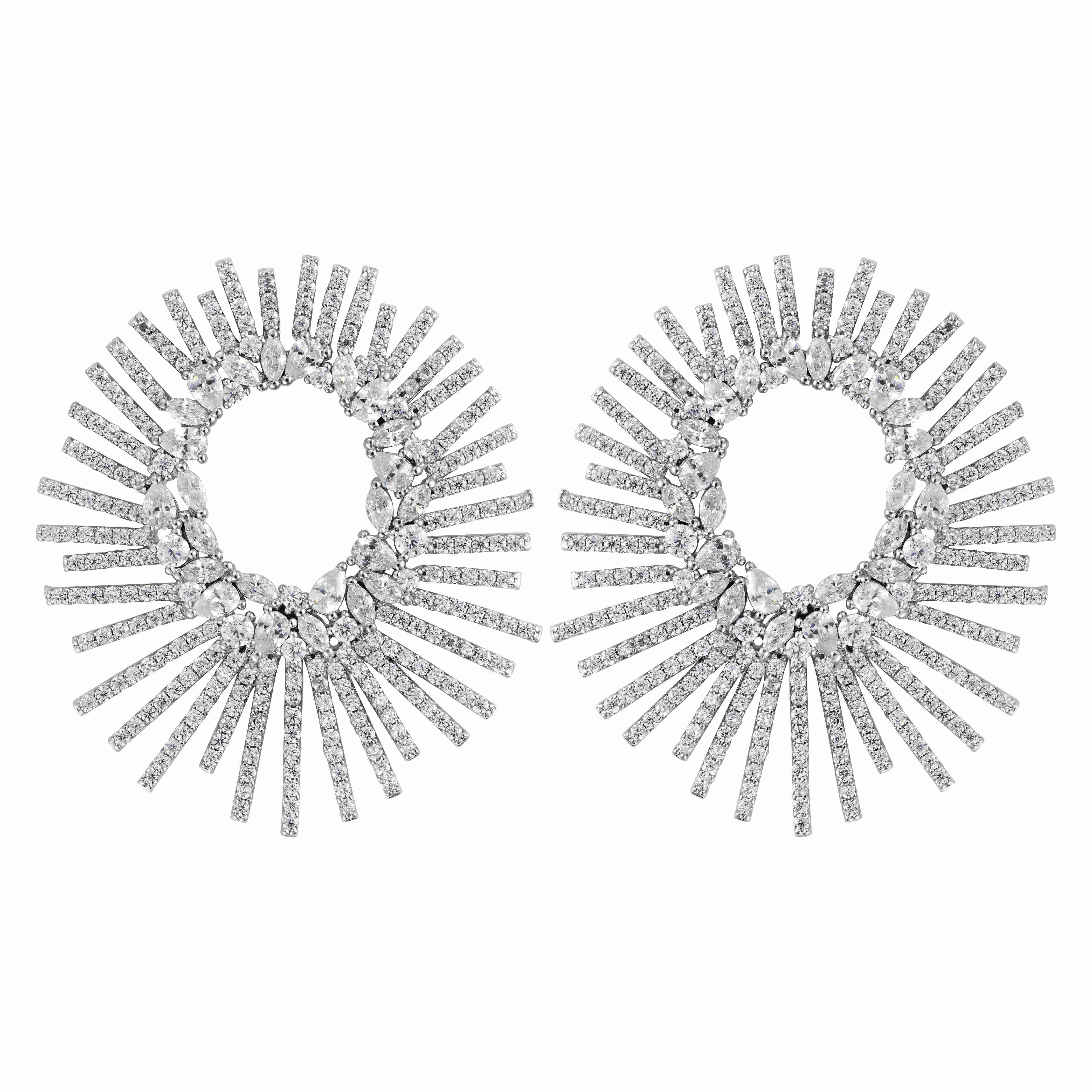 Earrings - Silver White - 0 image 1