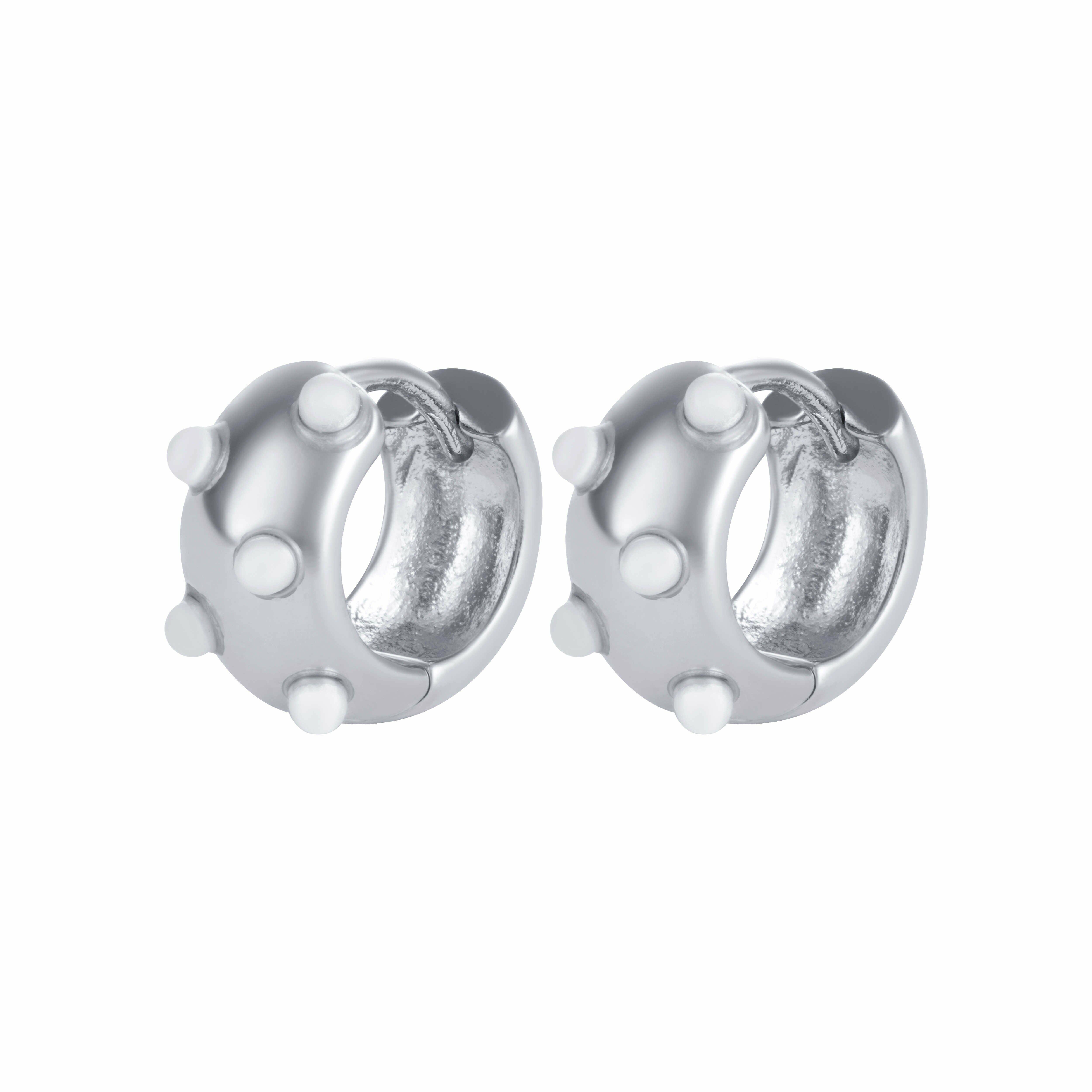 Earrings - Silver White - 0 image 0