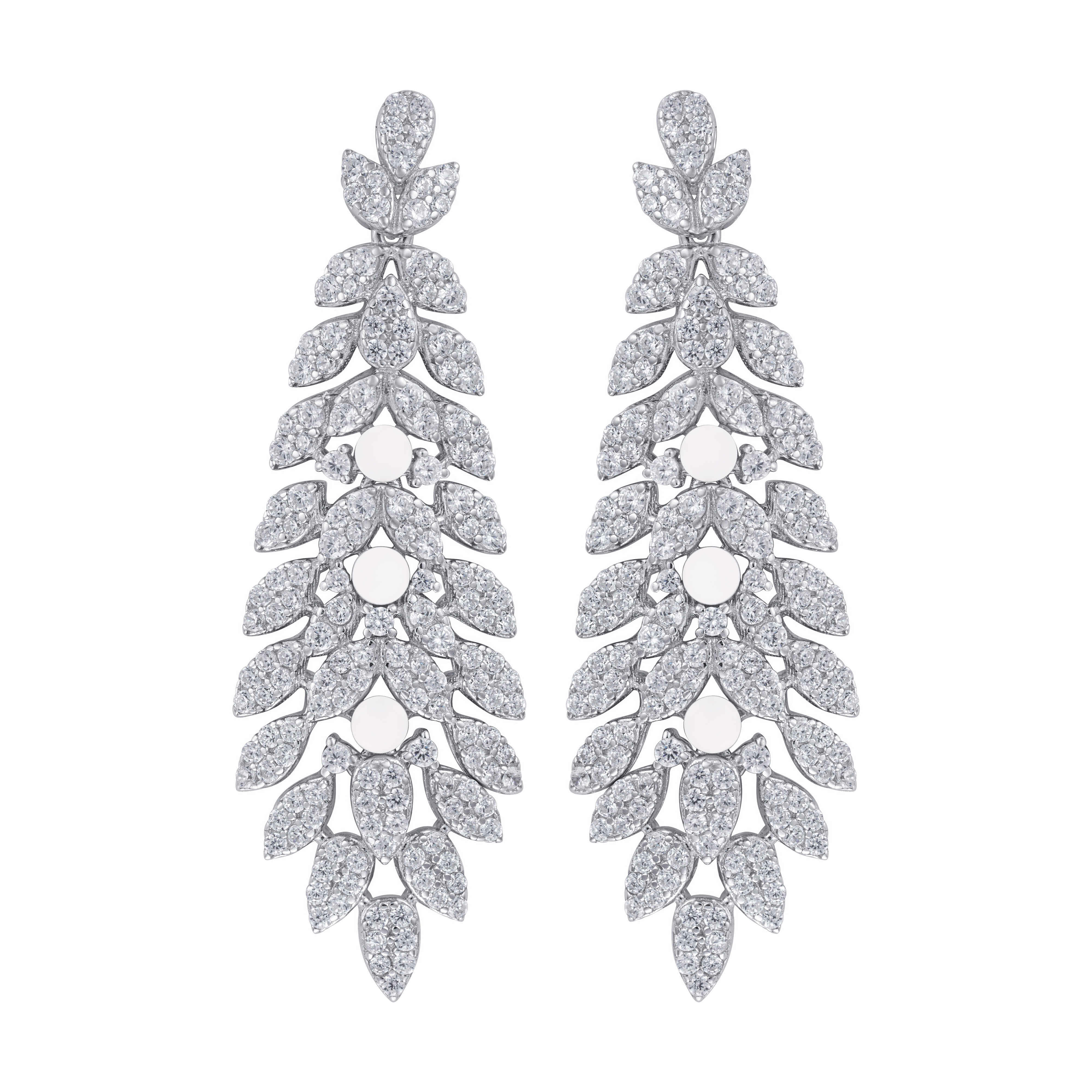 Earrings - Silver White - 0 image 0