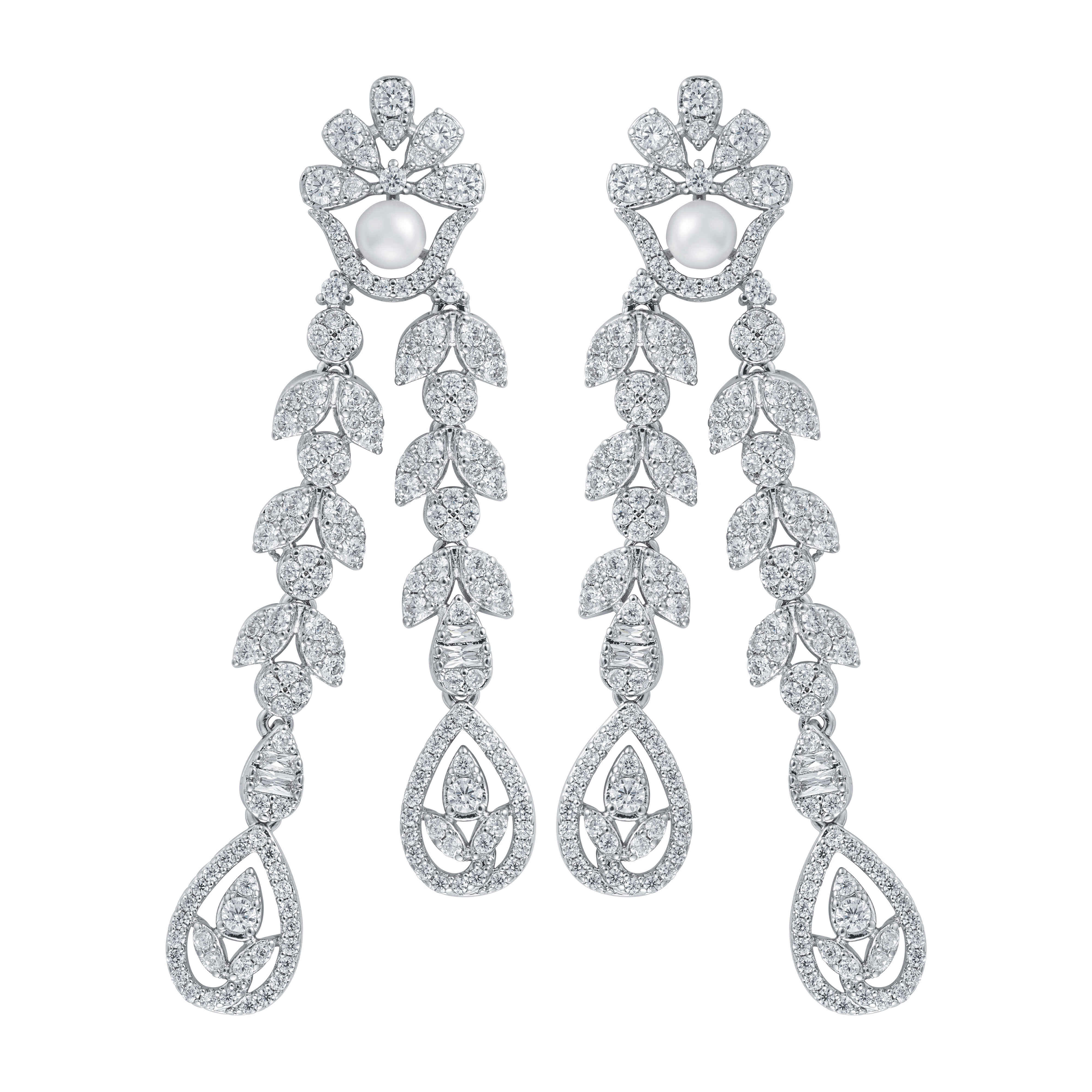 Earrings - Silver White - 0 image 0
