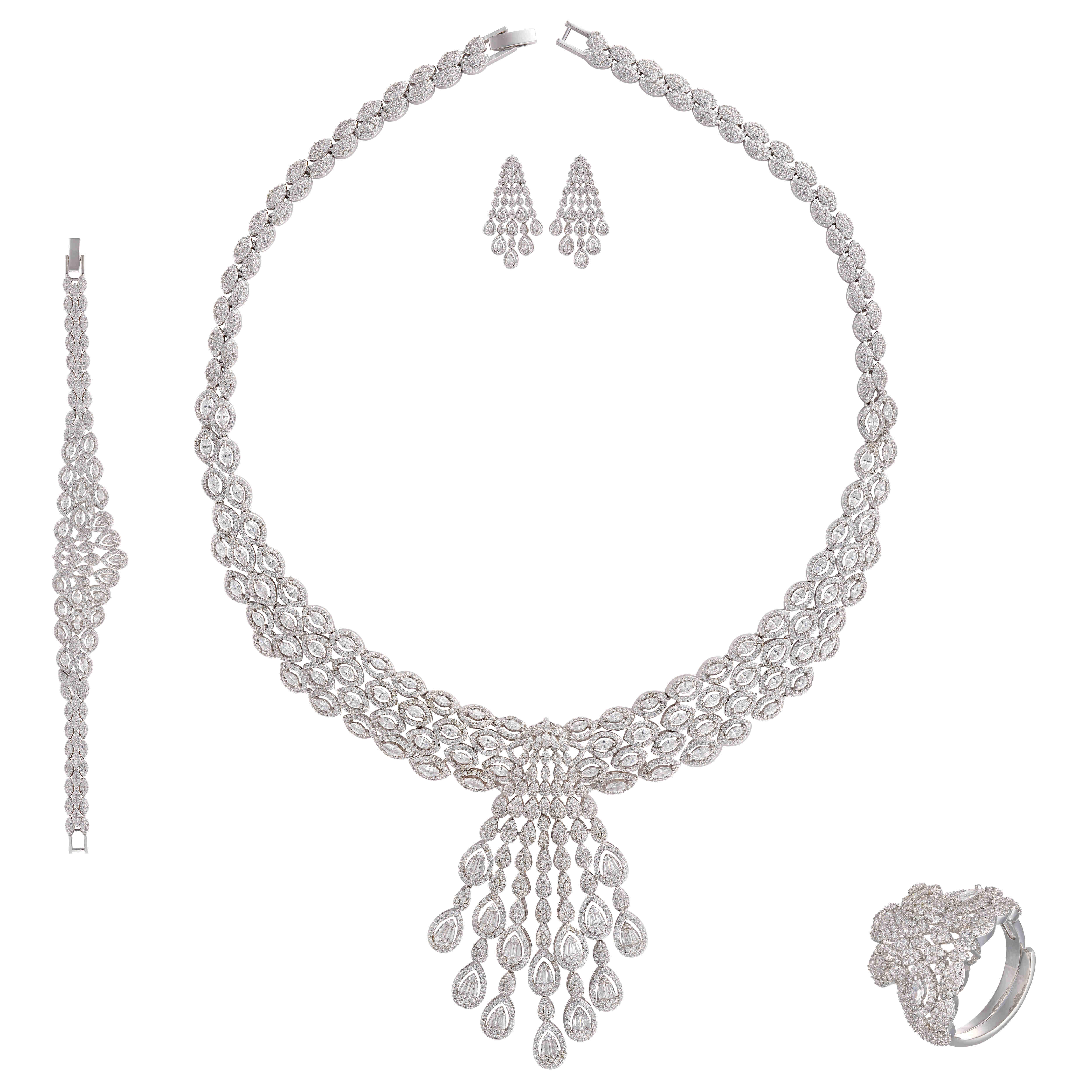 طـــقم - فضي ابيض - 0 image 0