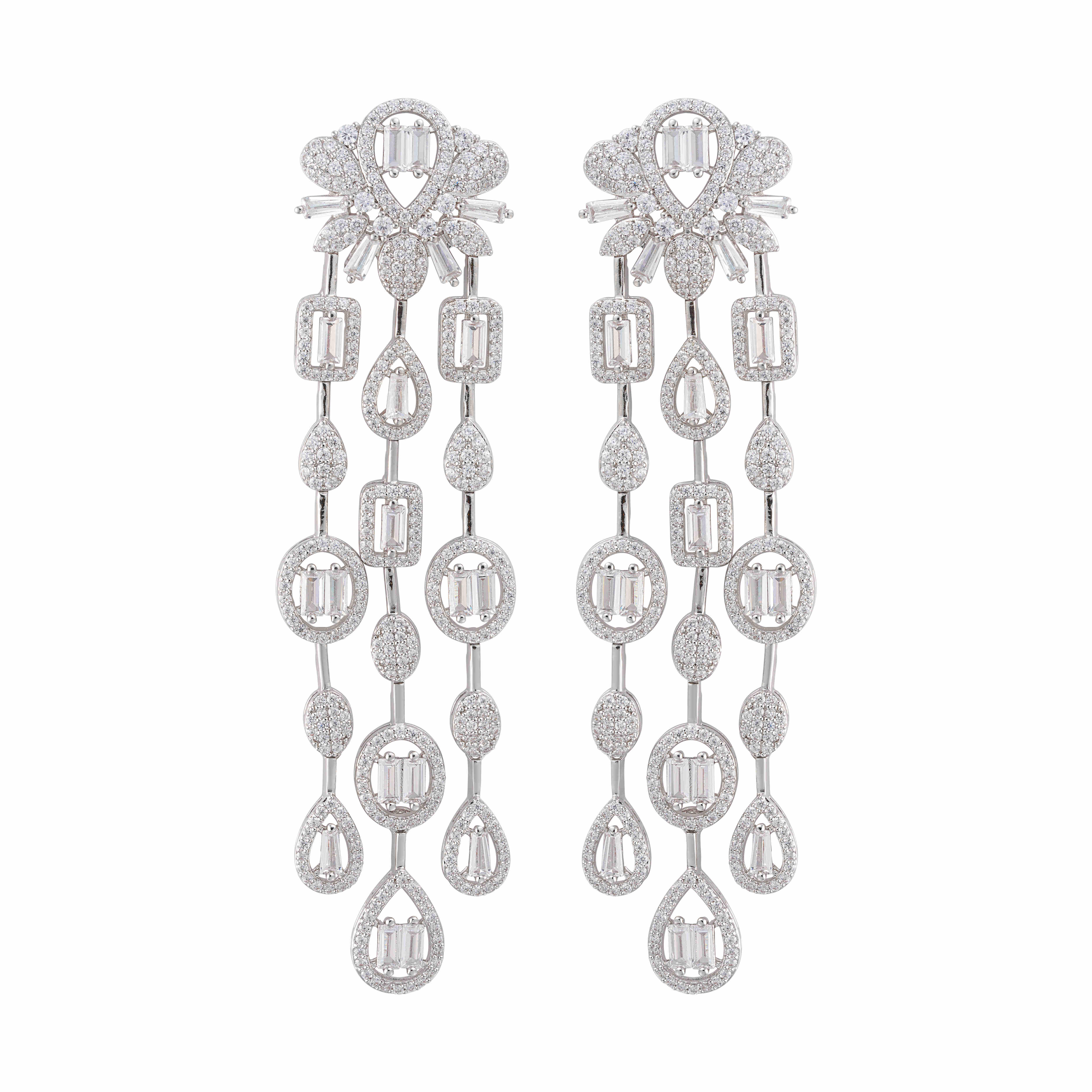 حلق - فضي ابيض - 0 image 0