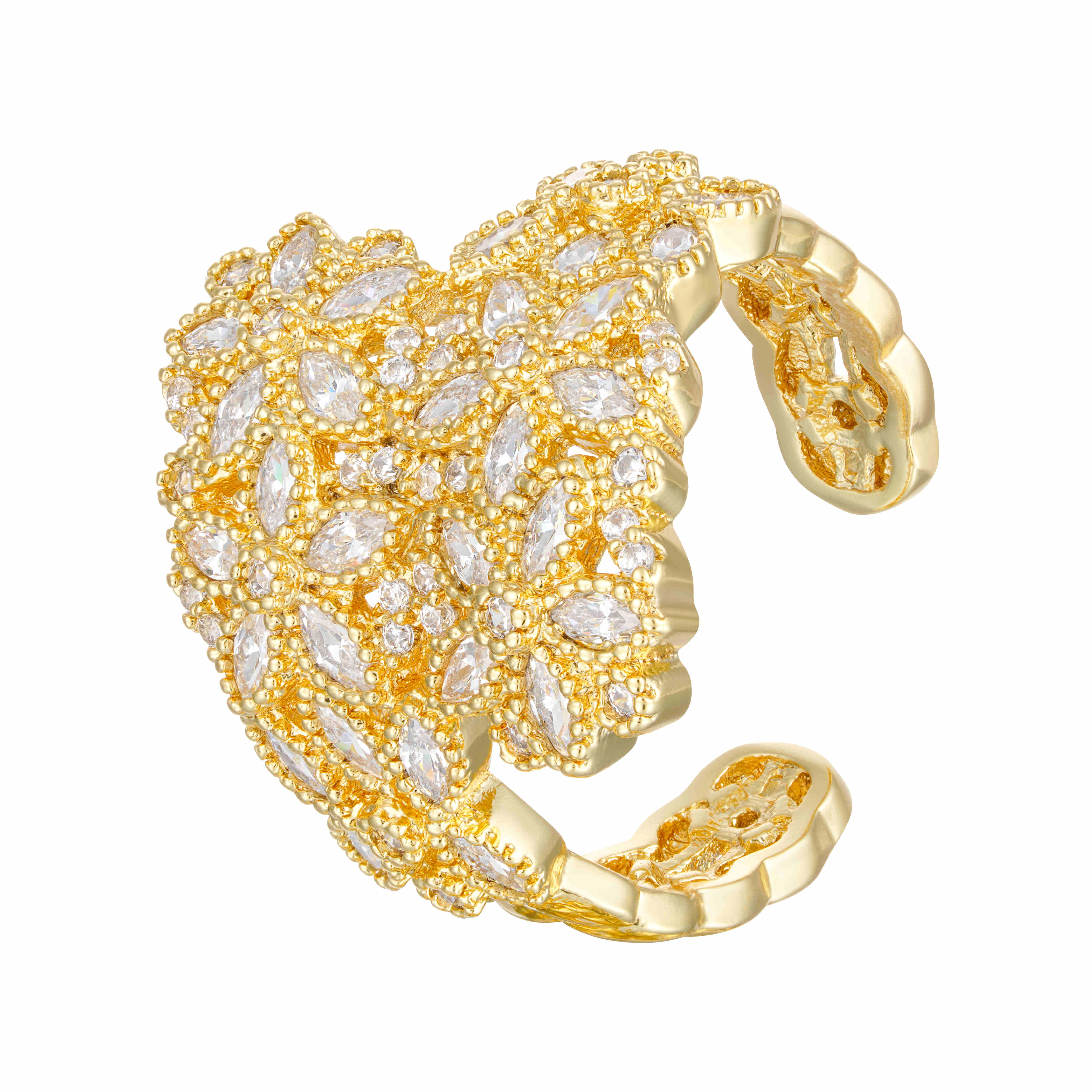 خاتم - ذهبي ابيض - 0 image 0