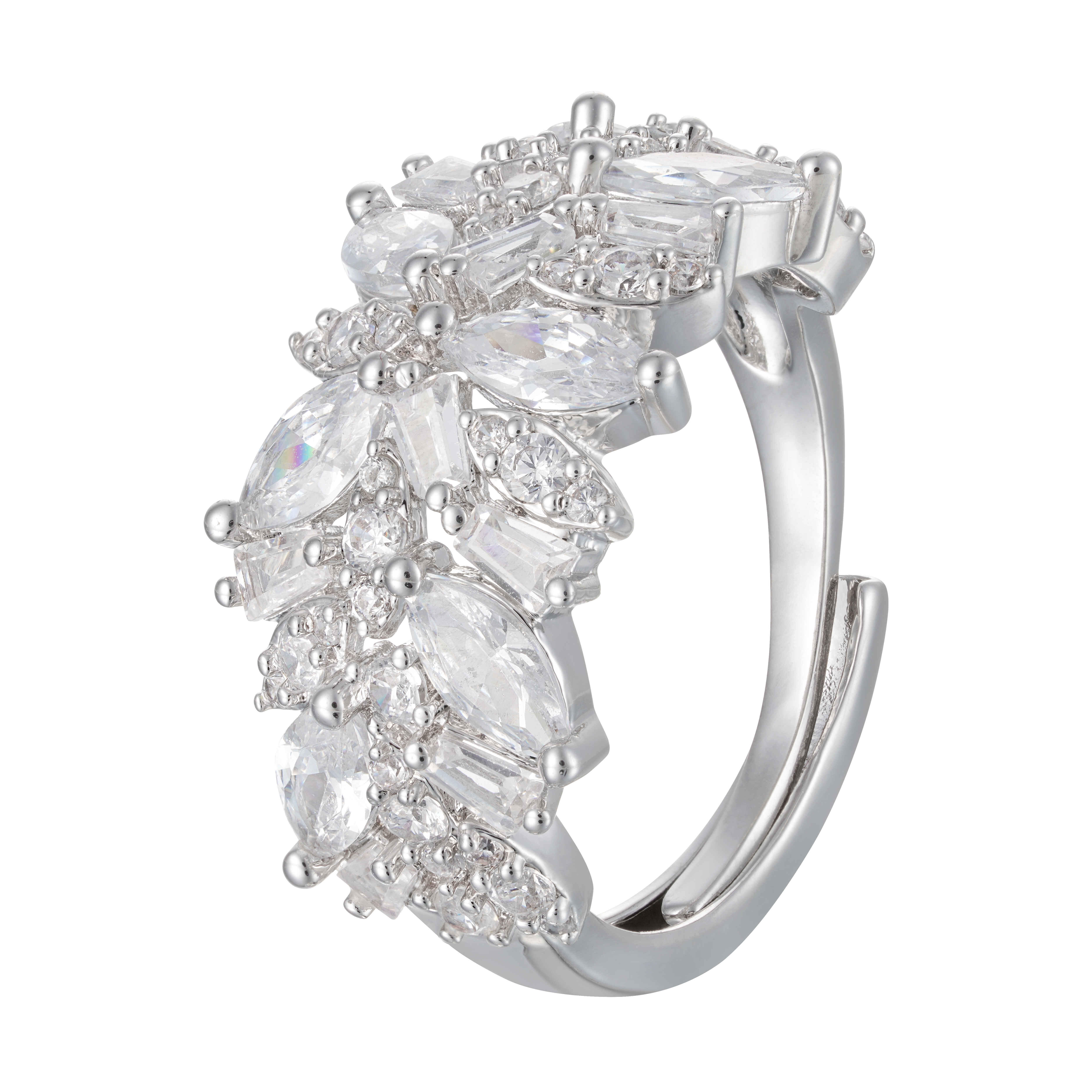 خاتم - فضي ابيض - 0 image 0